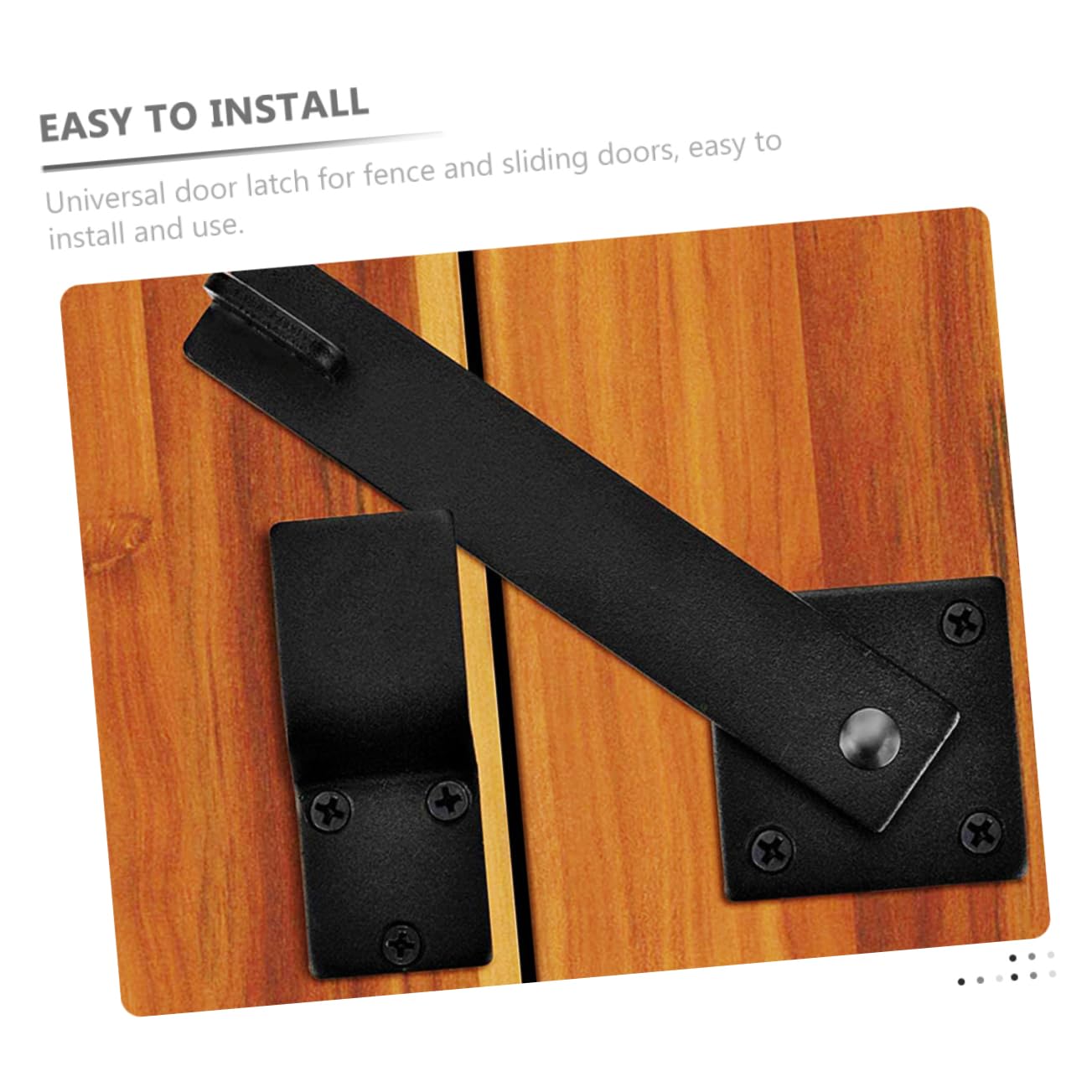 Angoily 5juegos Cerradura De Puerta De Granero Para Baño y Dormitorio Diseño Clásico De Accesorios De Instalación Resistente y Para Puertas Correderas Rústico