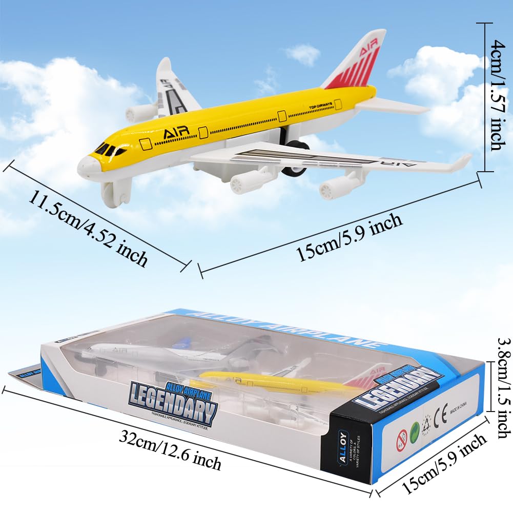 Aviones de Juguete para Niños - Set de 2 Aviones Planeadores - Regalos de Deportes al Aire Libre - Modelo de Avión para Cumpleaños