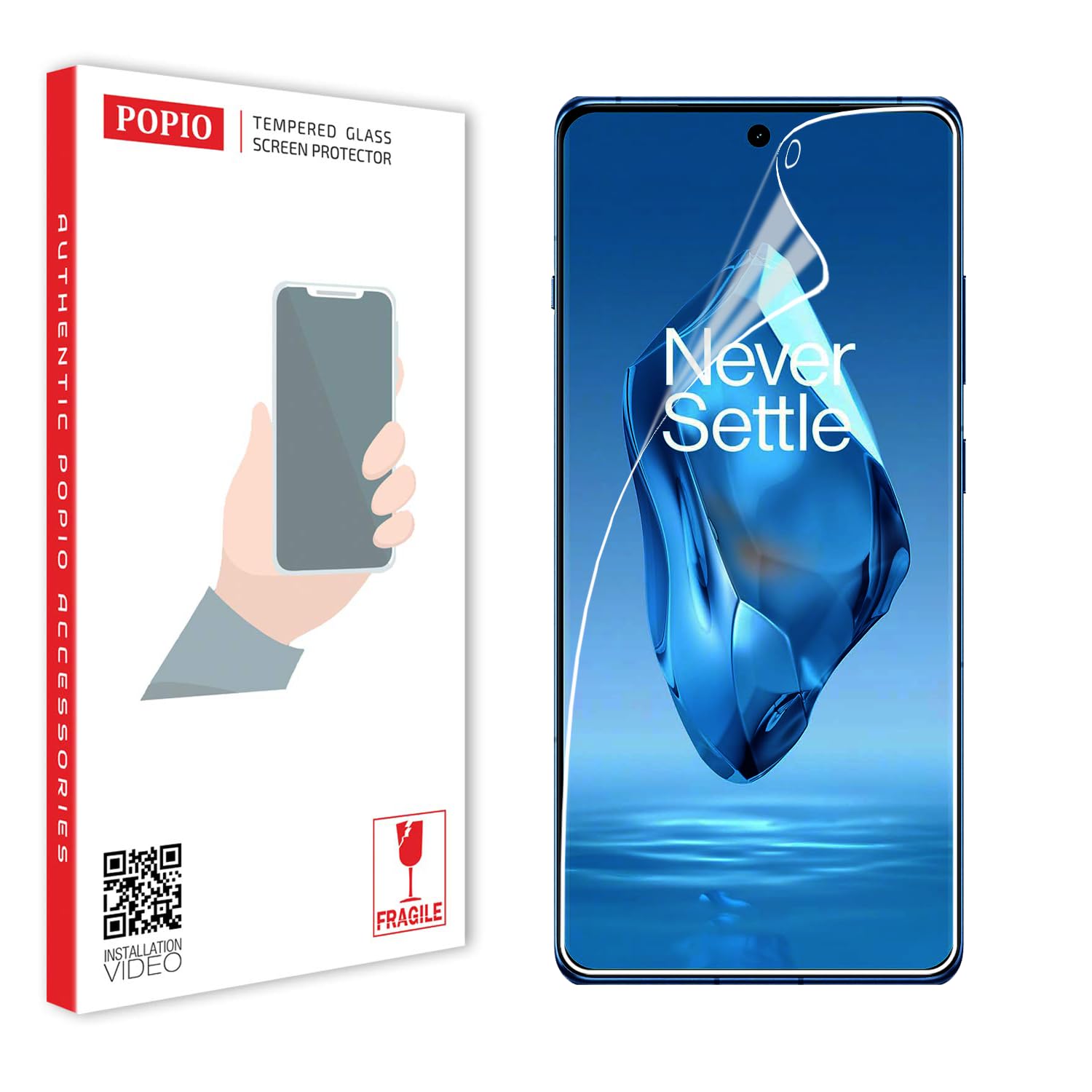 POPIO Screen Guard for OnePlus 12R / Oppo Find X7 / OnePlus Ace 3 (Transparent) Edge to Edge Full Screen Coverage with Easy Installation Kit (B0D96F11LS) Amazon Price History, Amazon Price Tracker