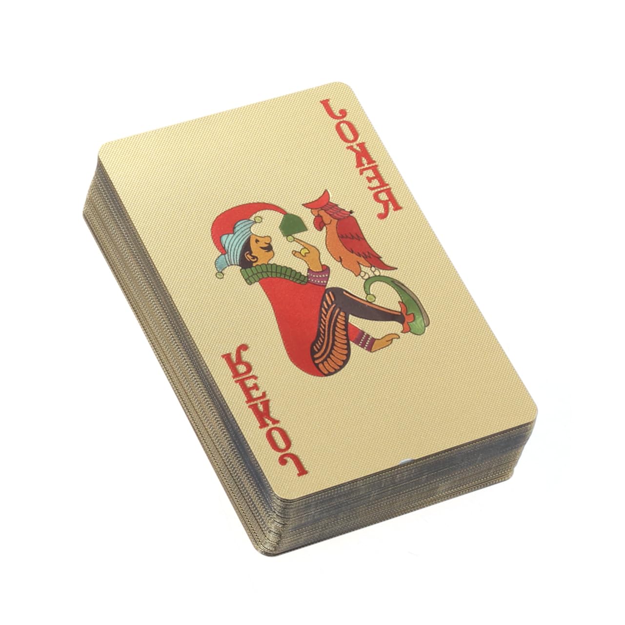 BESTonZON 3pezzi Carte Da Gioco Con Finitura Oro Per Giochi Da Tavolo Per Famiglie e Collezionisti Resistente e Lavabile Esperienza Di Gioco Di