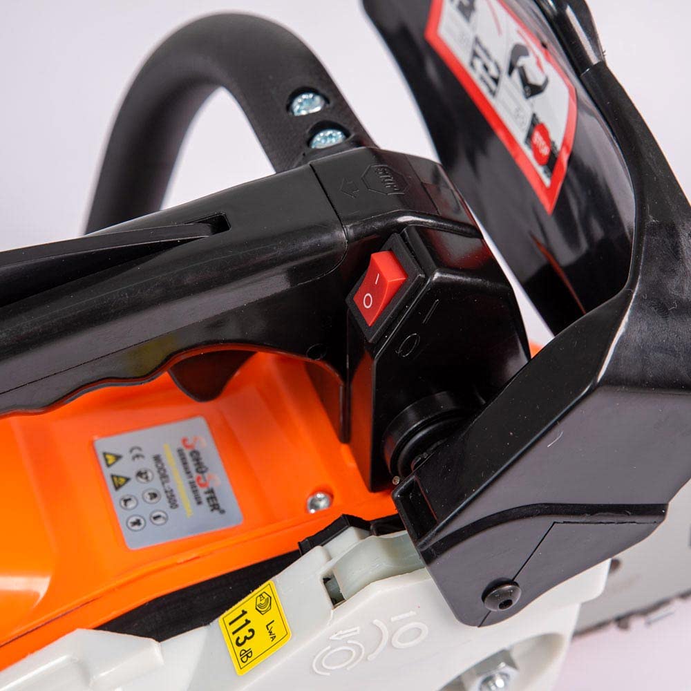 AMC Motosega a scoppio 25cc potatura e taglio professionale 2 tempi con lama lunga di 25 cm kit montaggio incluso tagliasiepi adatto per fai da te o professionisti