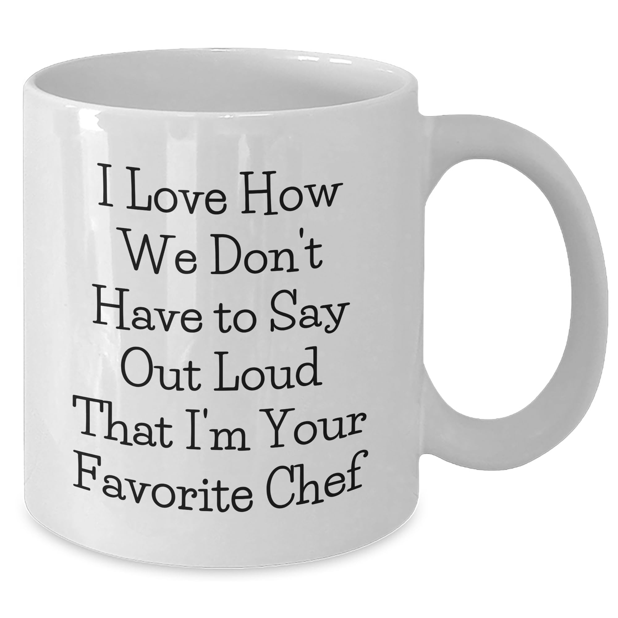 Funny Chef Quote White Coffee Mug Gifts for Birthday Lovers from Chef to Favorite Food Lovers - Unique Kitchenware for Chef Enthusiasts and Foodie Friends - Chef Gifts for Birthday Celebration