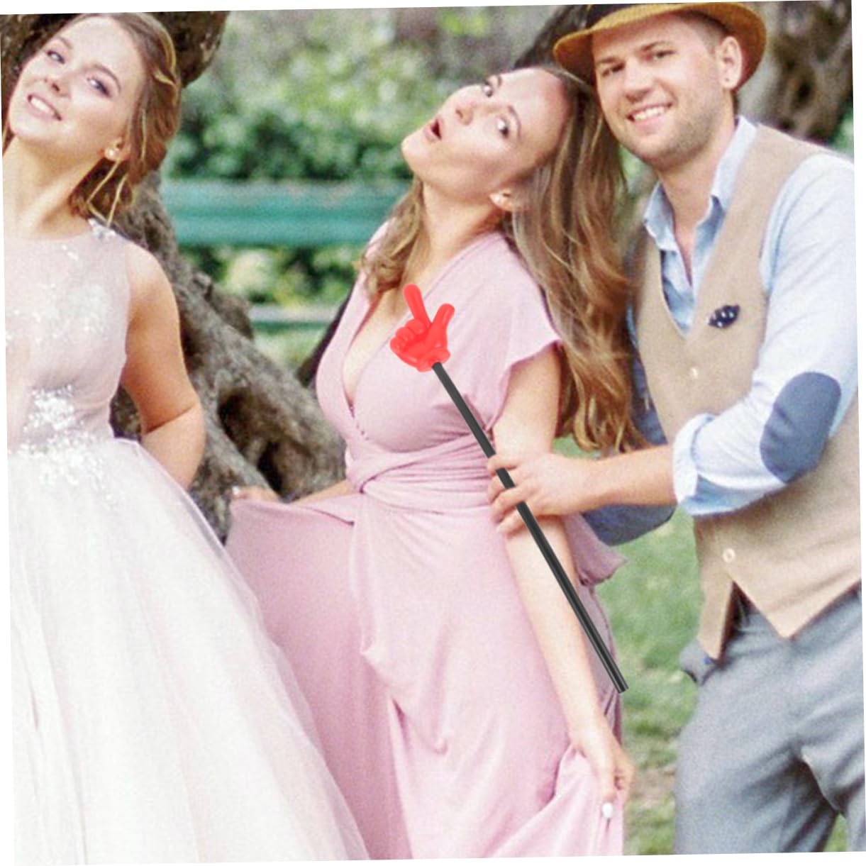 VANZACK 2pcs Plastic Presentation Pointers for Interactive Finger Pointing Sticks for Classroom Games and Parties Handheld Props for Teaching and Role Play Activities