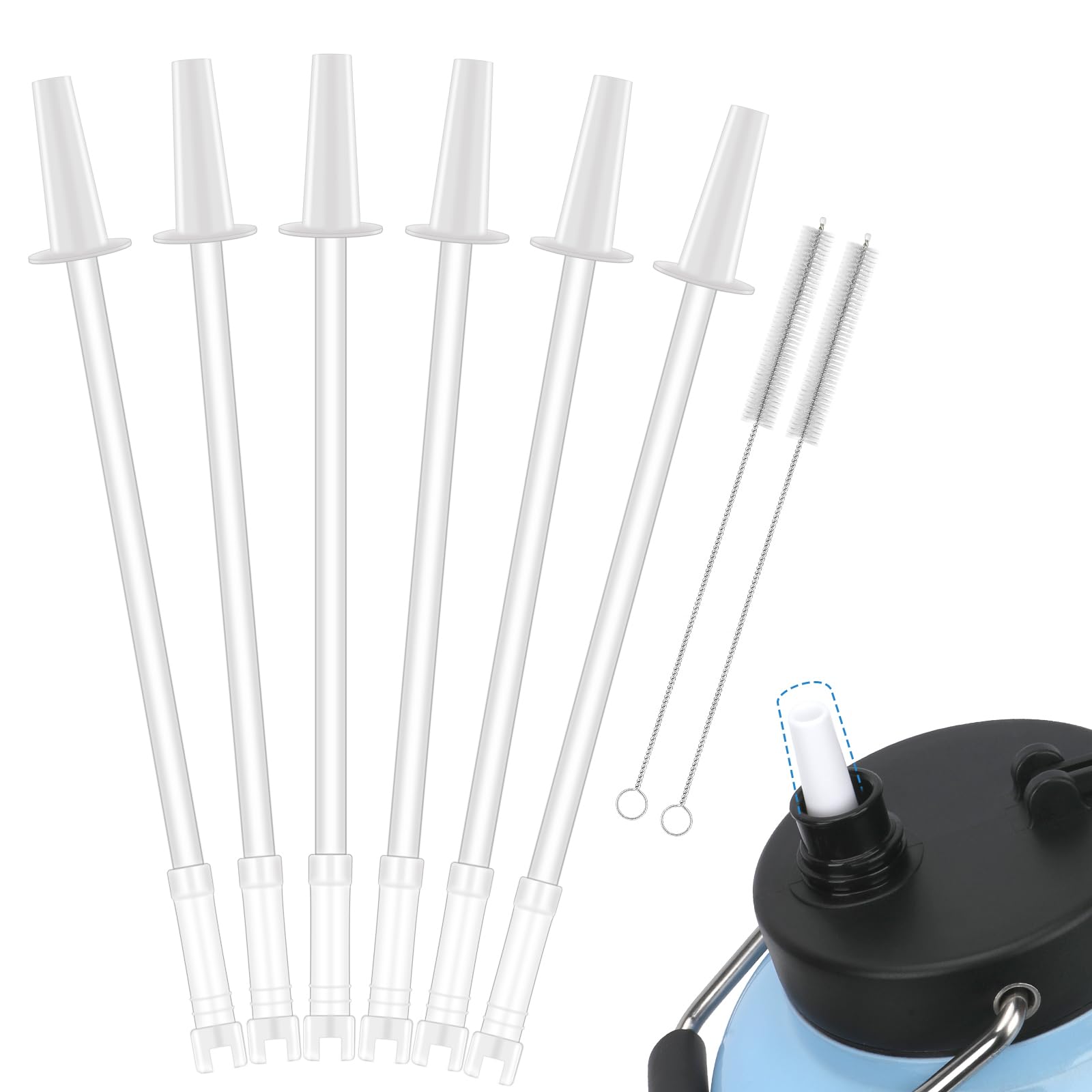Pailles pour pichet Rtic Gallon YOUSHARES, idéales pour le camping et le sport