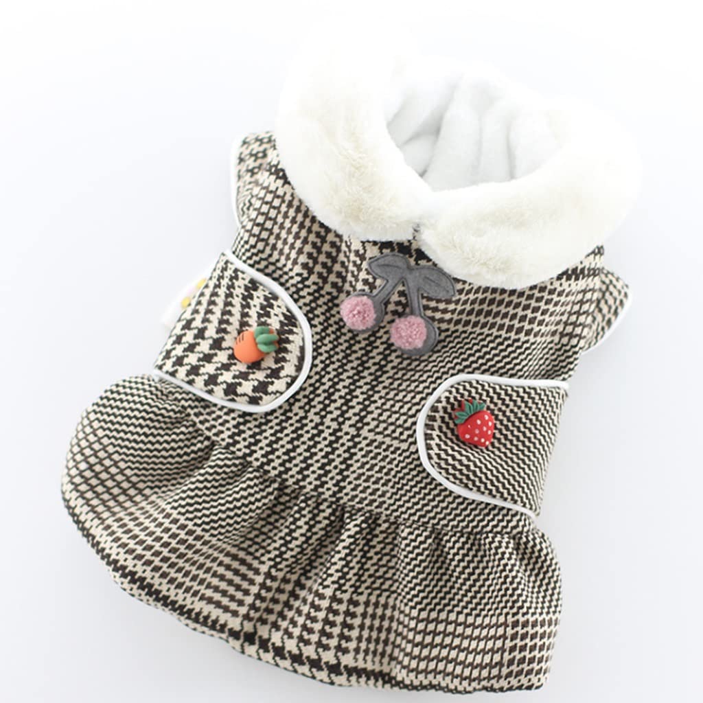 Vêtement d'hiver pour chiot et chat de taille XS contre le froid et les frissons