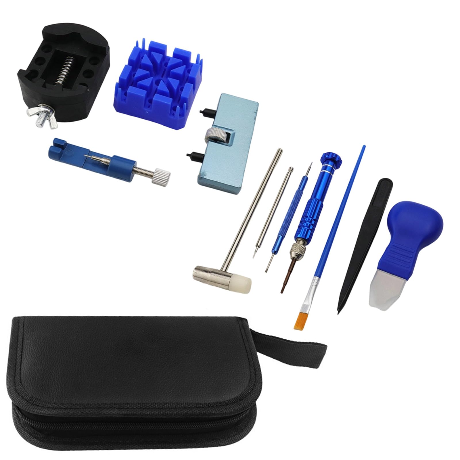 Aqvjd 11Pieces Watch Disassembler Repair Set Including Link Removers Case Back Opener Screwdriver For Watch Fixing Tool Set