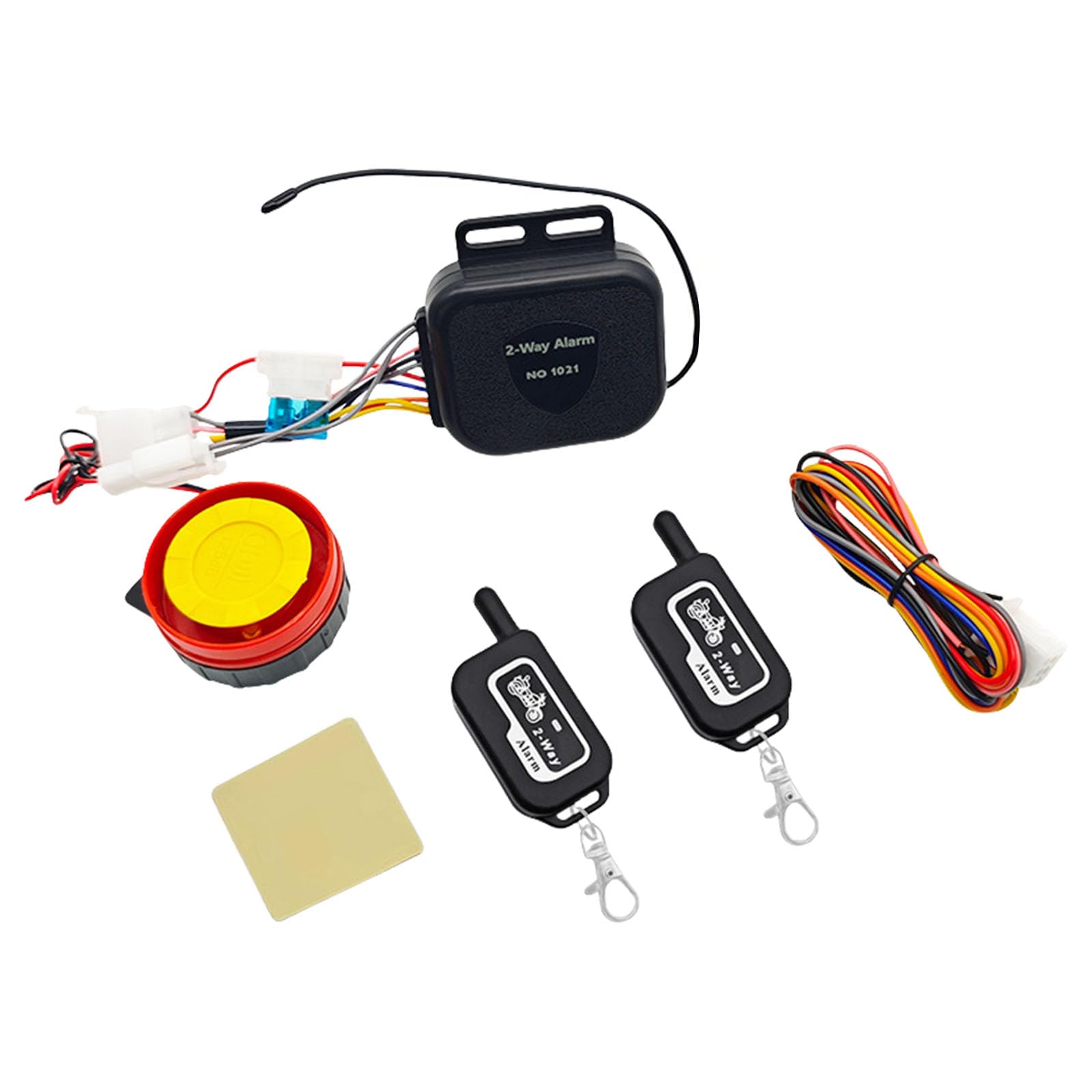 Allarme antifurto completo per bici, con avviamento, facile da usare, sistema sicuro per moto, set di allarme stabile per bici e moto, sistemi antifurto elettrici con avvio remoto per veicoli