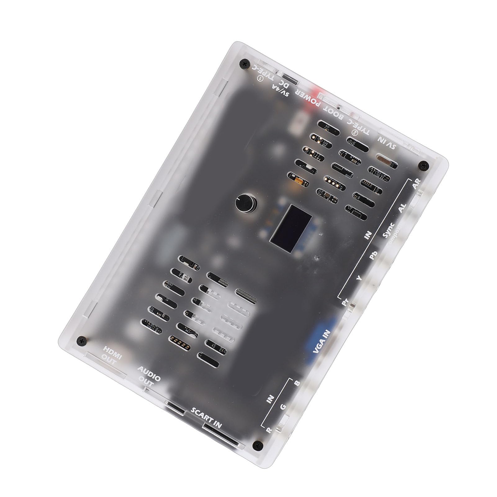 GBS Control GBSC Video Converter, RGBS SCART YPbPr zu VGA HD Multimedia Schnittstelle Retro Spiel Signalkonverter mit eingebautem Si5351 Stable Clock Generator, für