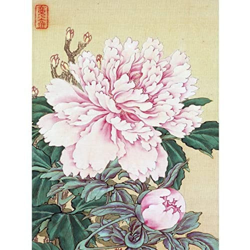 Artery8 Okamoto Pictures Flowers Birds Japanese 11 Painting Art Print Canvas Premium Wall Decor Poster Mural