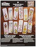 Bucilla Counted Cross Stitch Bookmark Kit, 2.5 by 8-Inch, 45709 Inspired By Nature (Set of 12)