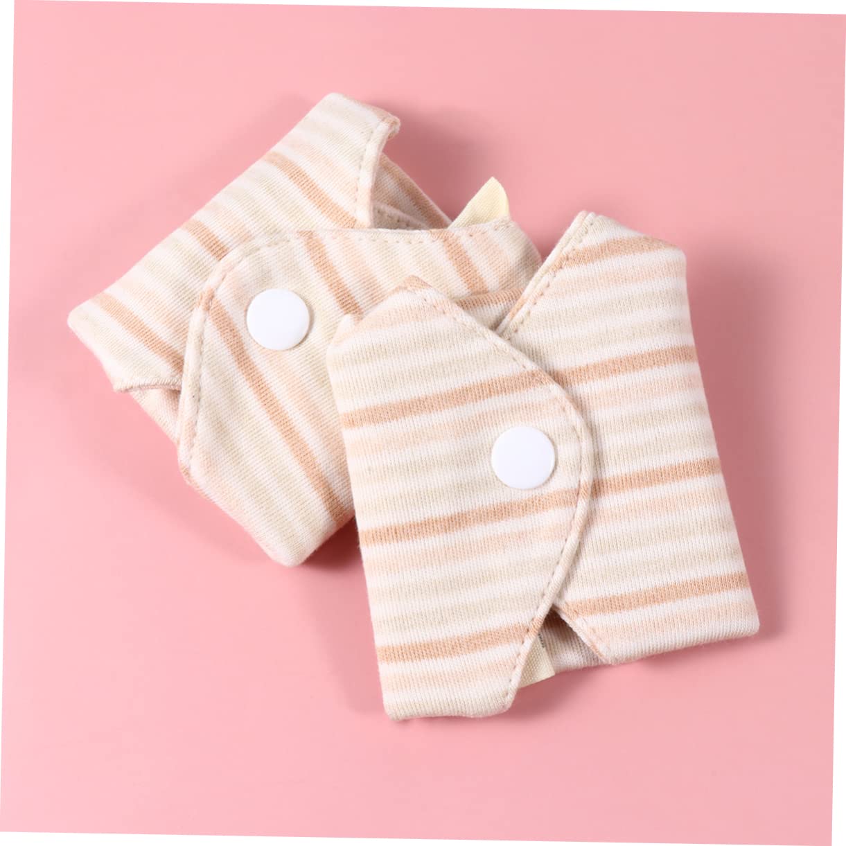 ORFOFE 15 Piezas almohadilla de toalla Compresa lavable para mujeres Toalla sanitaria de algodón ropa interior para mujeres almohadilla menstrual absorbente femenino apoyo bragas de mujer
