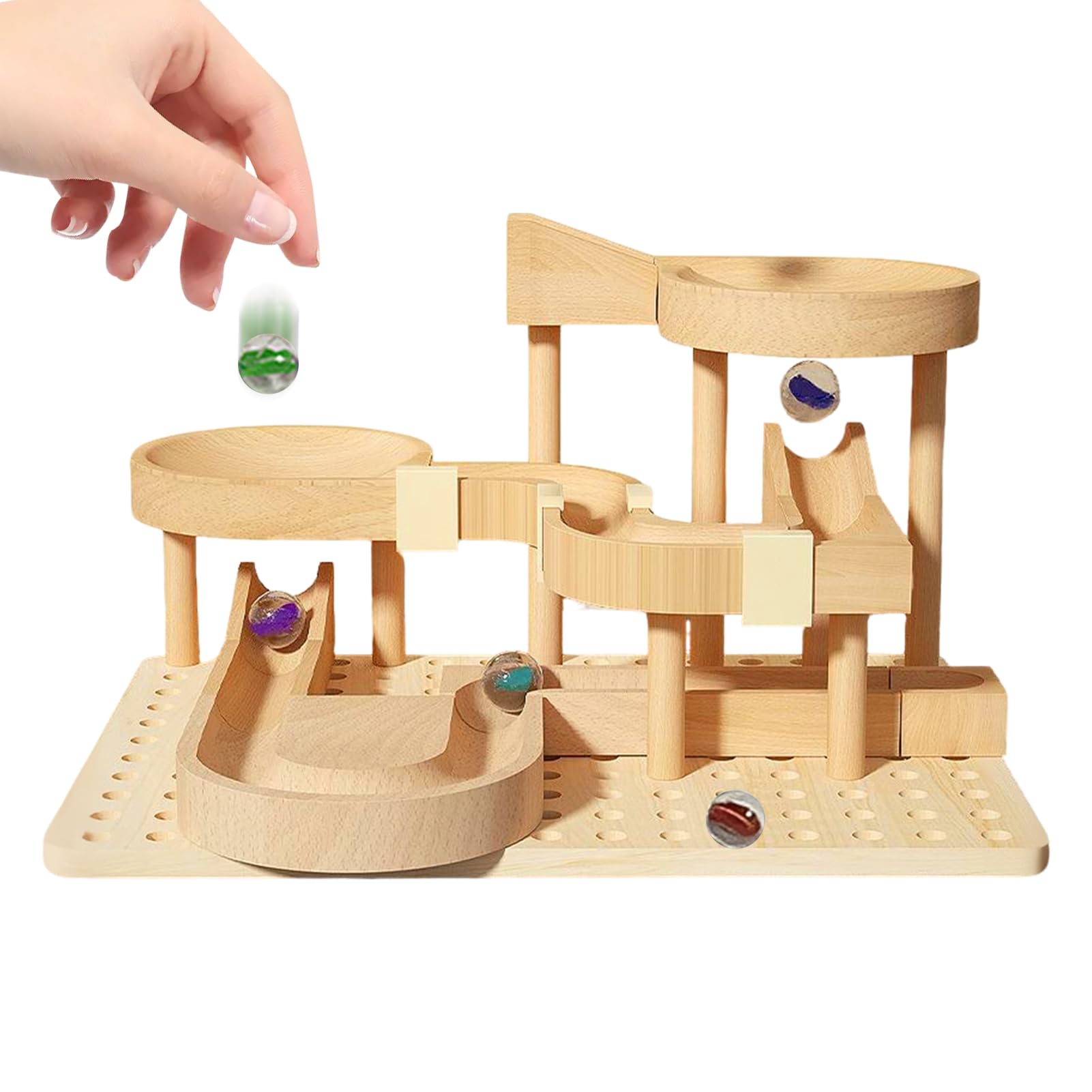 Pista per Biglie Giochi Educativi Divertenti In Legno