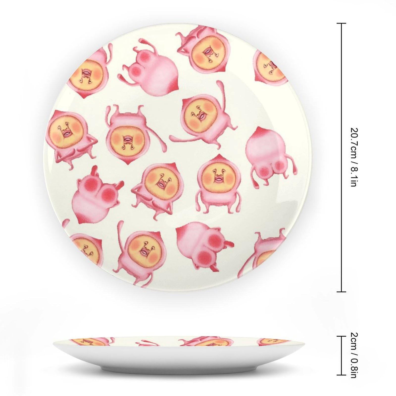 Amazon.co.jp: こびとづかん陶磁器製飾り皿（スタンド付）吊り飾り