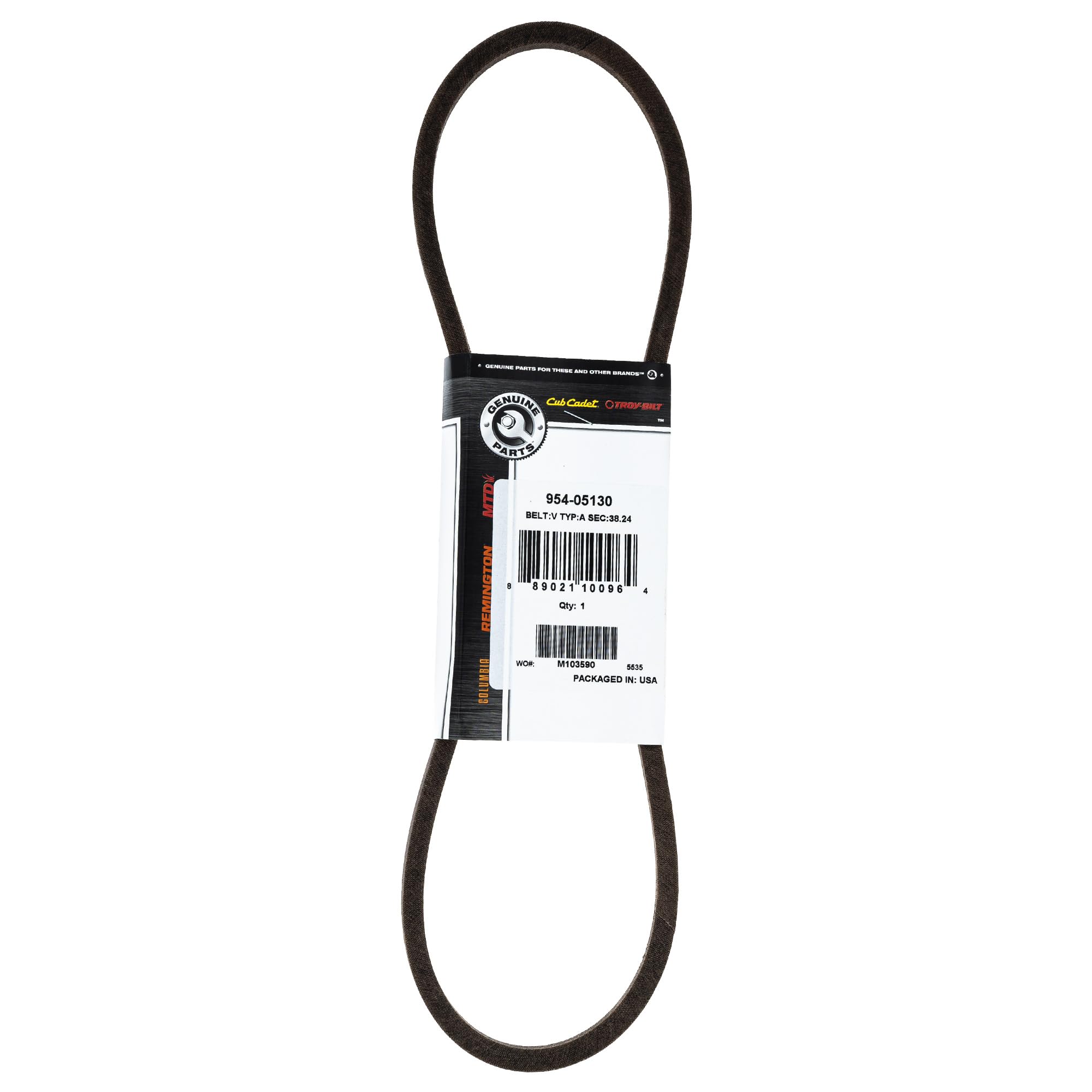 Courroie Cub Cadet CC30 H Hydro pour réparer la transmission du moteur inférieur 97,1 cm