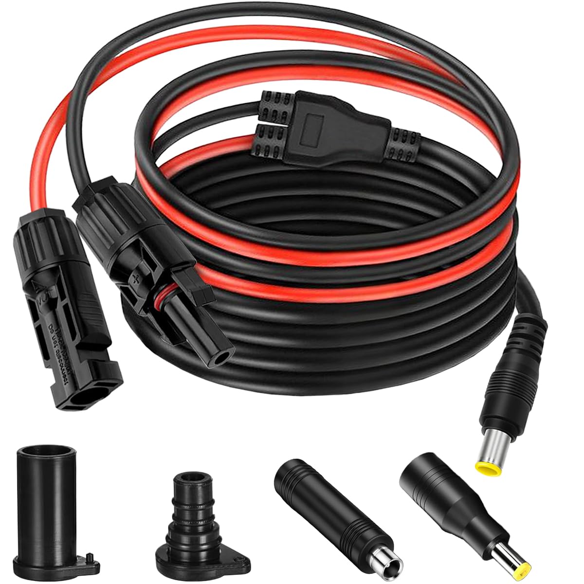 per MC4 pannello solare a cavo prolunga DC 8mm, connettore solare a cavo caricabatterie DC7909 con connettore DC7909 a DC8020/DC5525 per stazione alimentazione portatile generatore solare