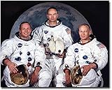 Apollo 11 Moon Landing Astronaut Crew 8x10 Museum Silver Halide Photo Print