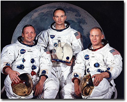 Apollo 11 Moon Landing Astronaut Crew 8x10 Museum Silver Halide Photo Print