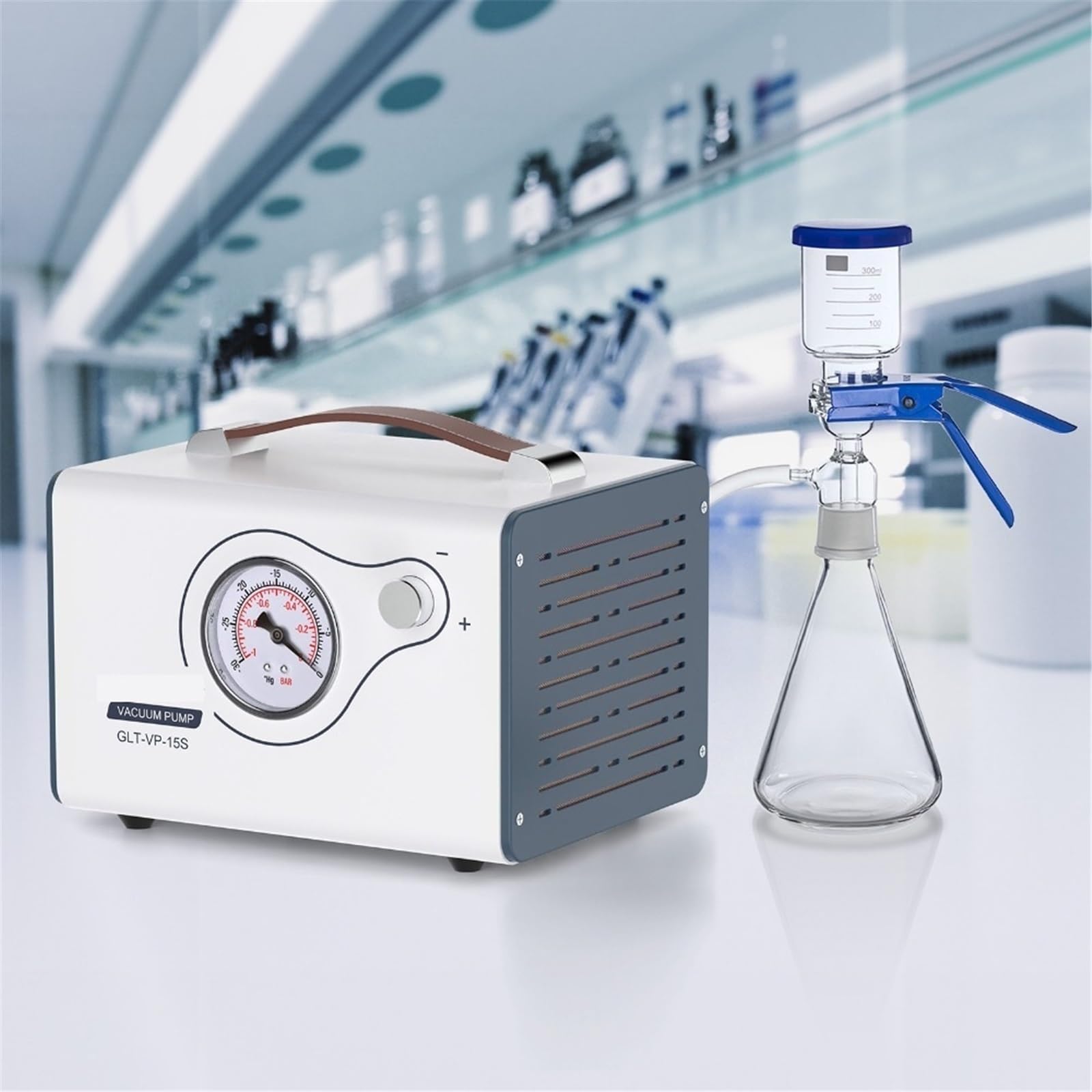 Bezolejowa membranowa powietrzna pompa próżniowa z regulowanym ciśnieniem Laboratoryjna mini pompa filtrująca Przenośna pompa ssąca do sprzętu laboratoryjnego