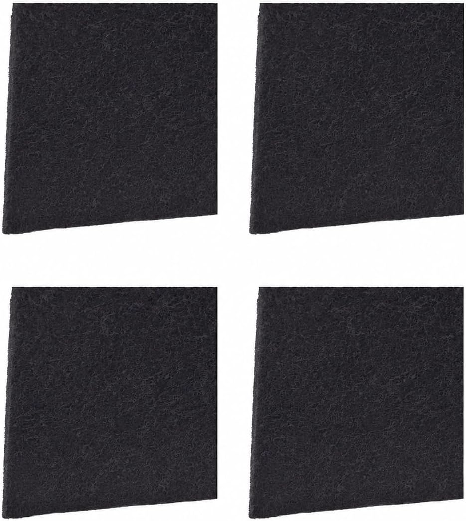 CFS Carbon Filter Sheets, Cut to Fit, 12 x 12 in, Litter Box & Air, 4 Pack