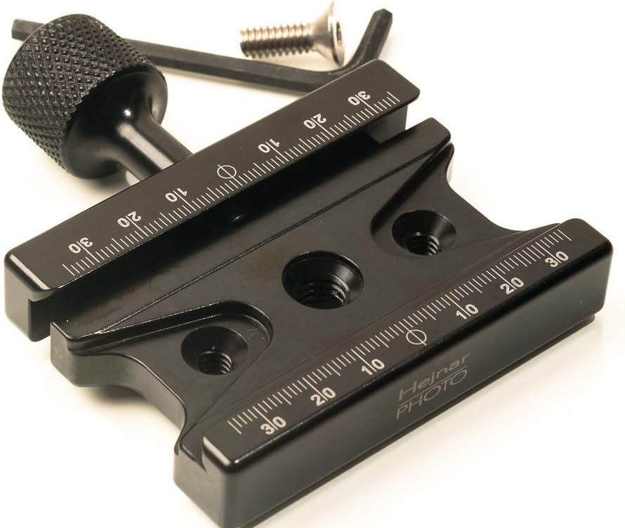 3.25 Inch Jaw Length Clamp for Arca Swiss Type Plates and Mounts. Made in U.S.A