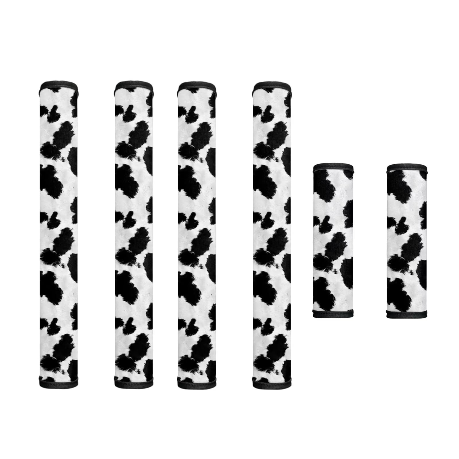 6 PCS Fridge Door Handle Covers Refrigerator Microwave Door Cloth Decor Accessories Waterproof Keep Kitchen Appliances Clean Keep Off Fingerprints Oil Stains, Cow Print
