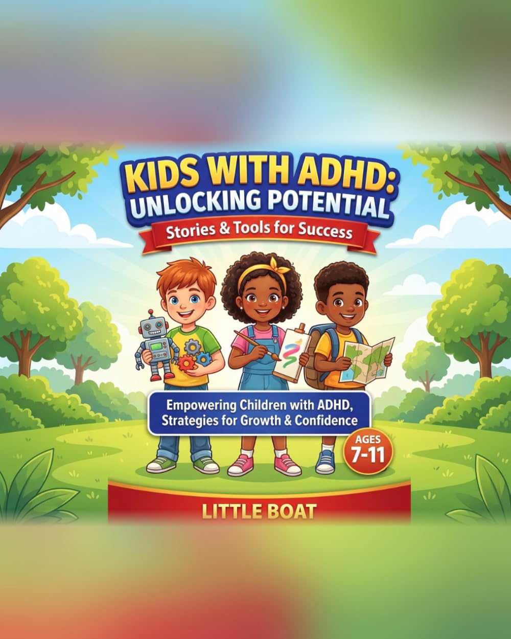 KIDS WITH ADHD: UNLOCKING POTENTIAL: Stories & Tools for Success — Empowering Children with ADHD, Strategies for Growth & Confidence