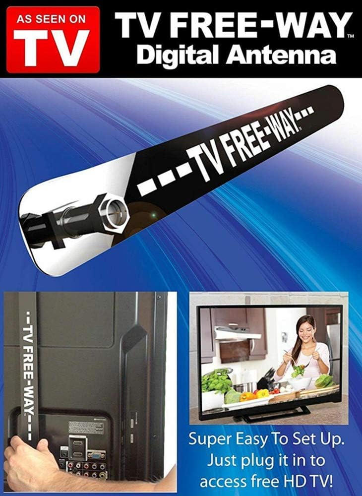 TV Freeway TV Free Way Antenna Digital TV Antenna HD Digital Indoor TV Antenna as seen on TV Clear TV Key TV Free-Way Clear TV Digital Indoor Antenna