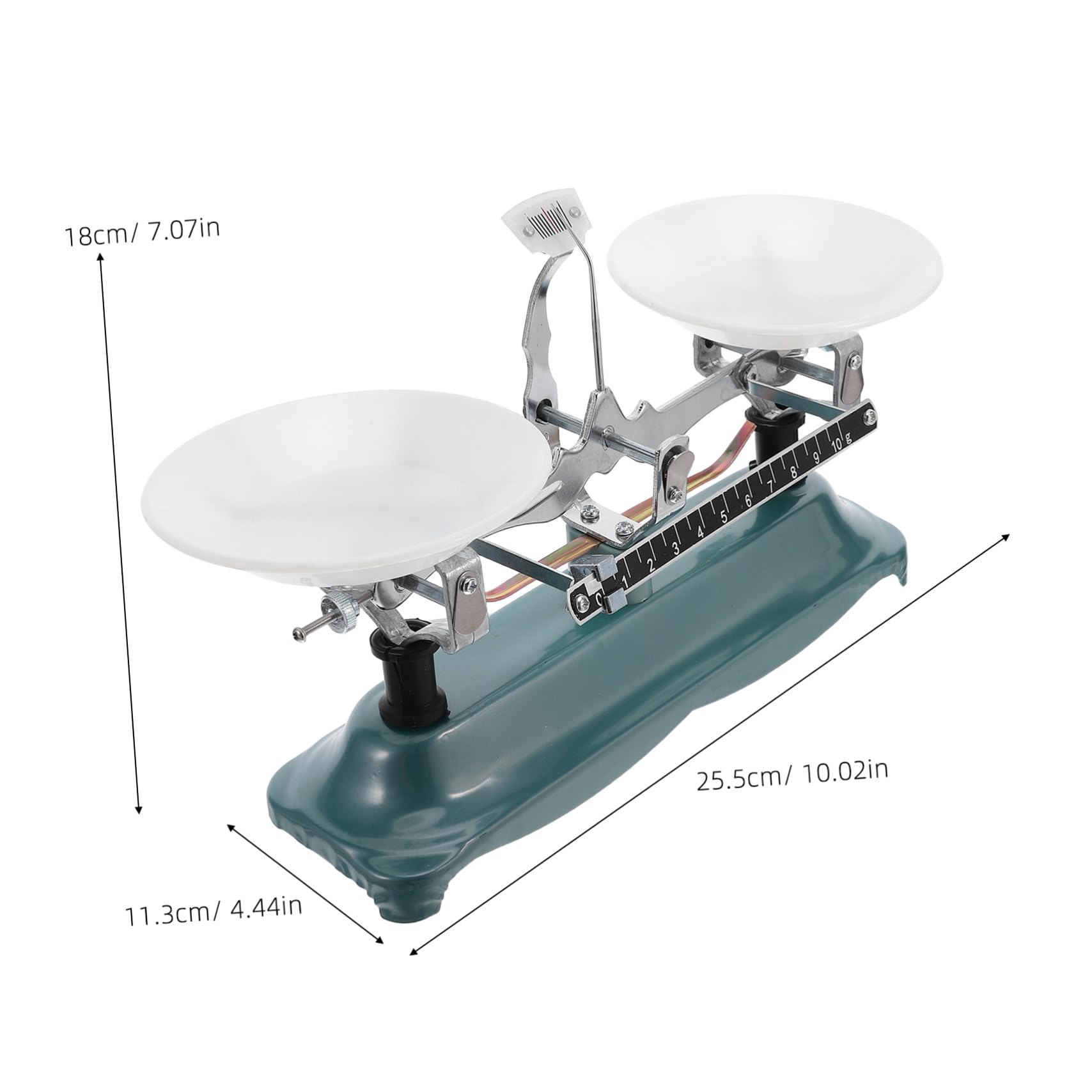 Laborwaage Präzise 500g Kapazität mit Eisen Mechanische Genauigkeit Inklusive Gewichten Pinzette für Schul und Laborunterricht