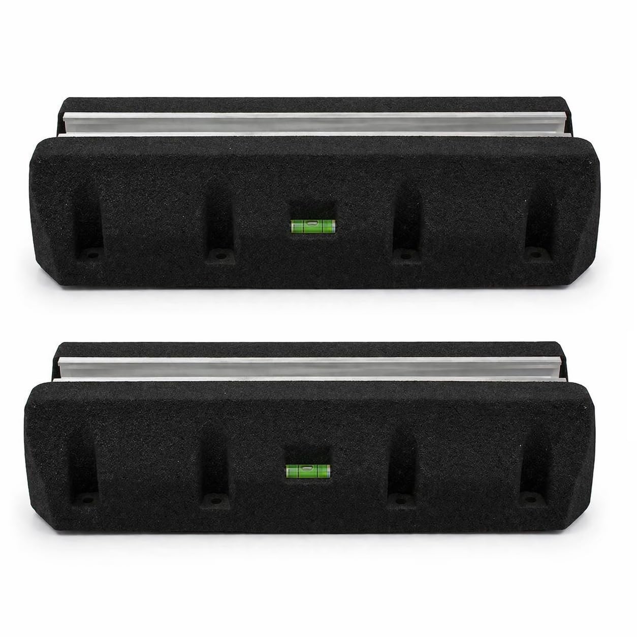 Dämpfungssockel-Set 2 Stück 2x450 mm | für Wärmepumpen | Bodenkonsole | Antivibrationsfüße | Montagesockel | Gummi Aufstellblocke | für Klimaanlagen | für Klimagerät | Schwingungsdämpfer