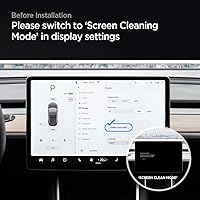 Vista 8 de Spigen GlasTR EZ FIT: protector de pantalla de vidrio templado diseñado para Tesla Model 3 (2023-2017), Tesla Model Y (2025-2020) pantalla táctil