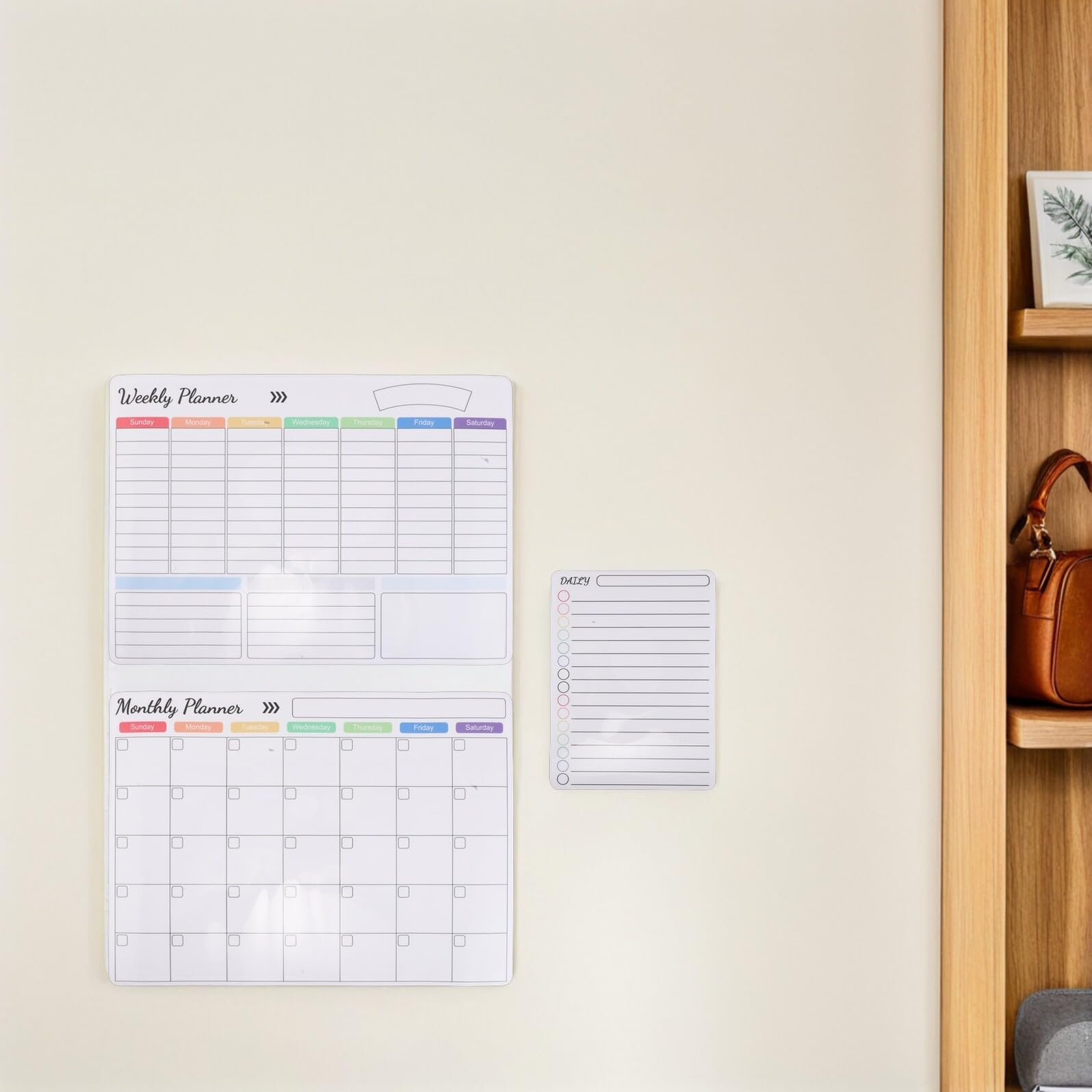 Magnetische Kalender-Planungstafel magnettafel wochenplaner Bürobedarf weekly planner board Magnetische, trocken abwischbare Tafel wochenplan magnetisch Tinte White