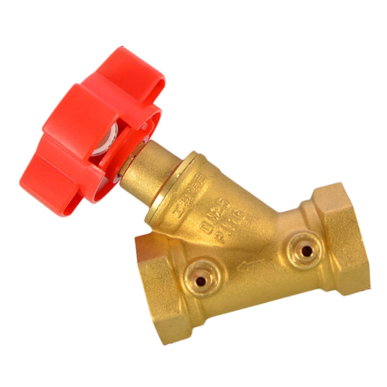 Brass Valves with Thermostatic Control for Efficient Heat Distribution Port Heating Systems Balance for Various Pipe Sizes