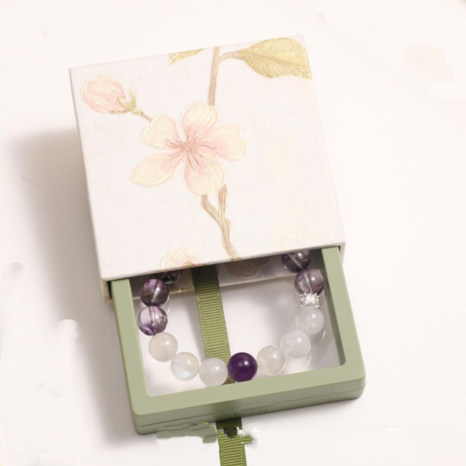 QZYANXHCT Display and store jewelry, crystal bracelets, and bracelet boxes
