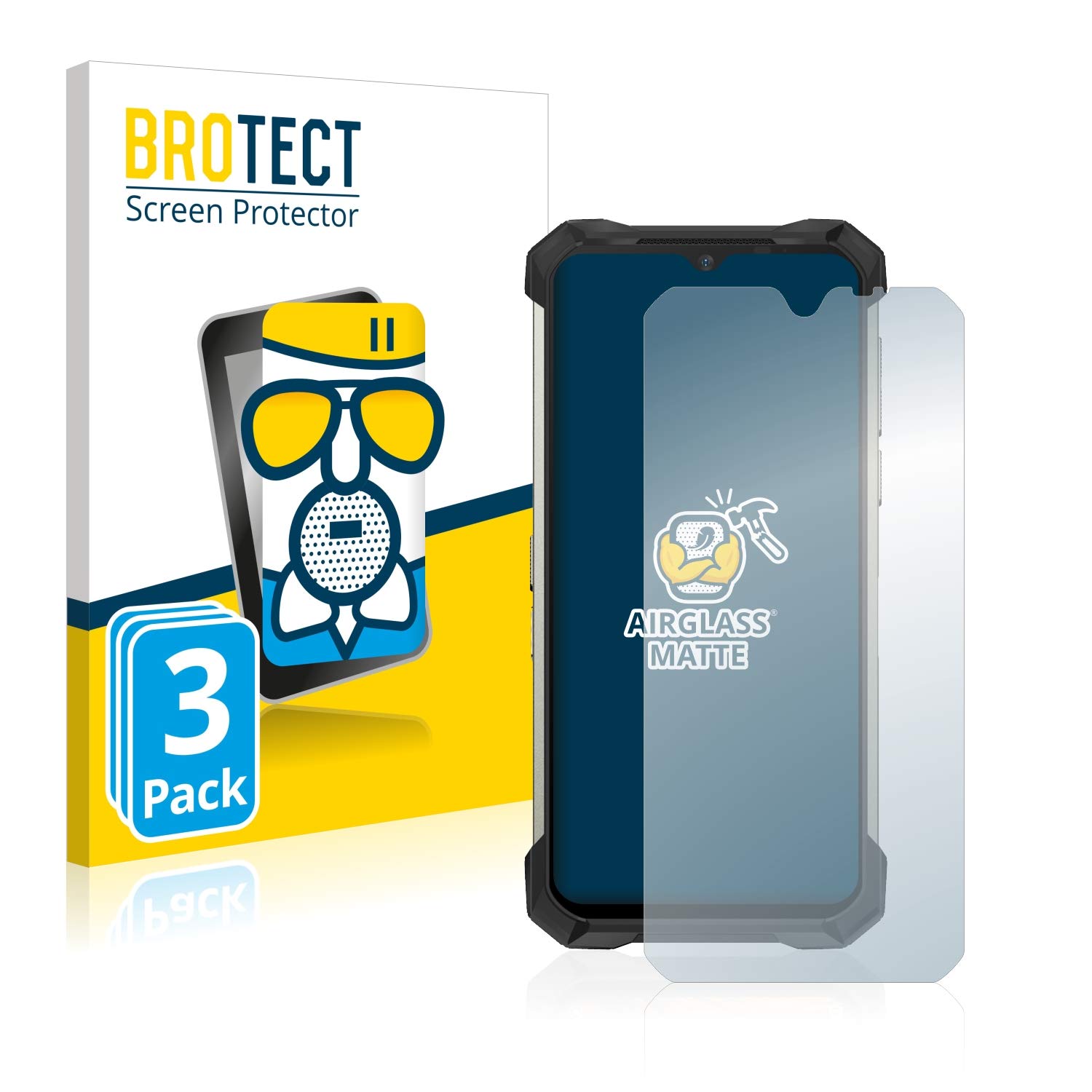brotect Pellicola Protettiva Opaca per Doogee S68 Pro Pellicola