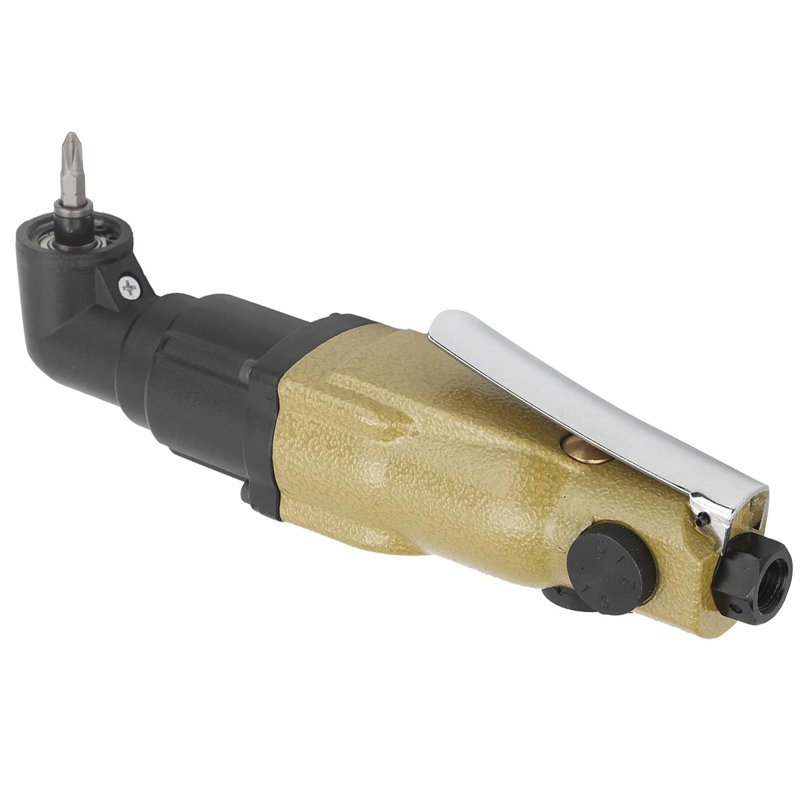 Cacciavite Pneumatico Cacciavite Pneumatico in Acciaio Legato KP 810L 60N M 6000 Giri/min Design a Gomito Doppio Martello per Manutenzione di Catene di Montaggio e Lavori in Spazi Ristretti
