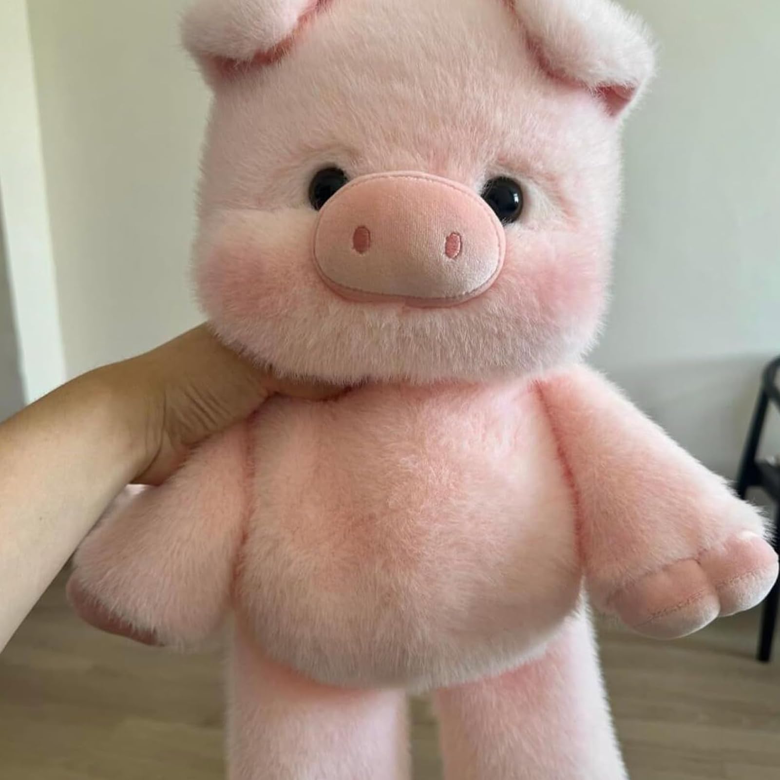 XJBTBA Stofftier – weicher Tierplüsch, gemütliches Dekokissen für Kinder, dekoratives Design, vielseitig einsetzbar, kuscheliger Plüsch, Kleinkinderzubehör für Erwachsene, Schlafzimmer, Wohnzimmer,