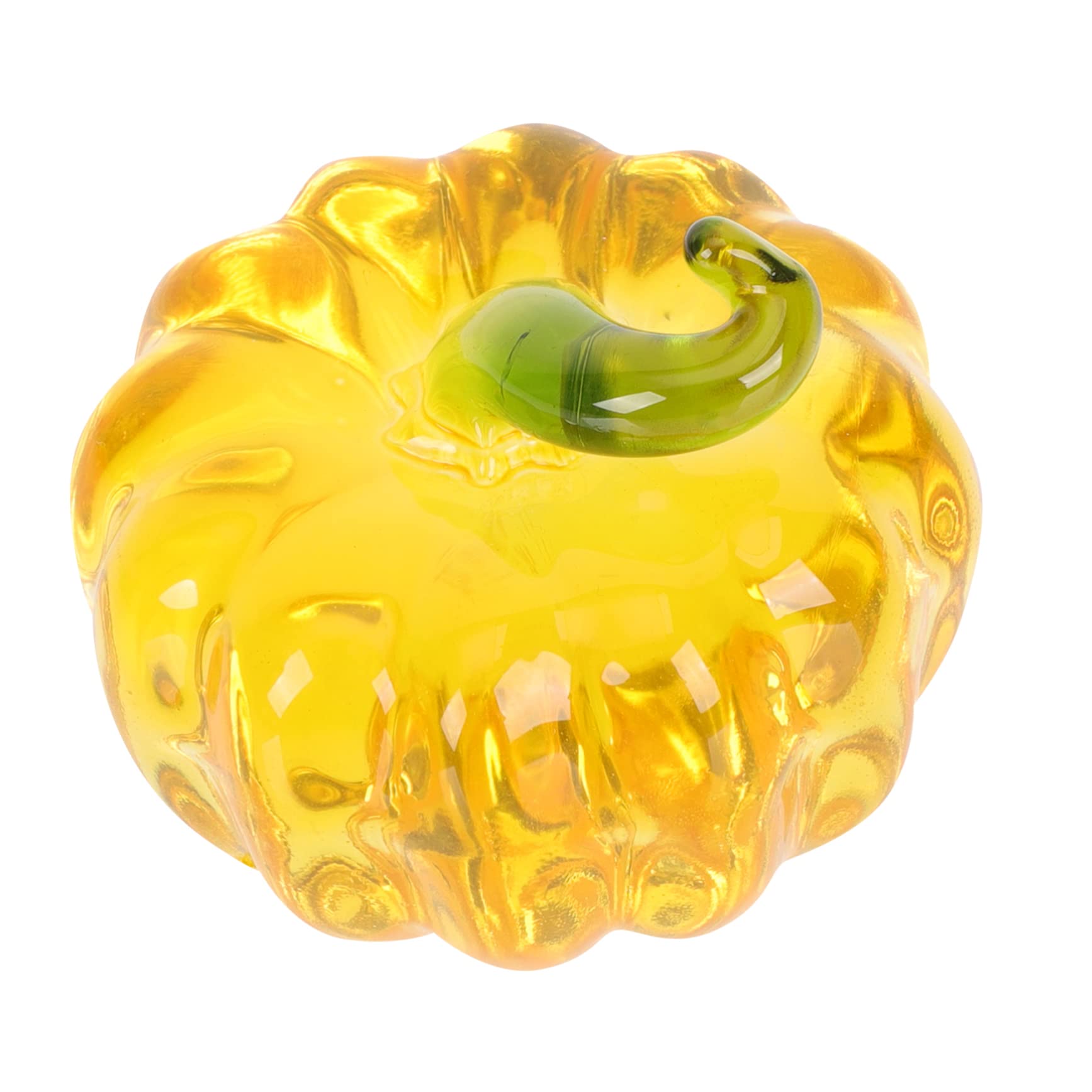 5 Pezzi Di Zucca Di Cristallo Realistica Zucca Artificiale Zucca Decorativa Ornamento Per Casa E Ufficio
