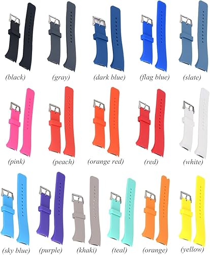 Miniatura 5 de Ysang S2 SM-720SM-730- Correa de repuesto de banda para reloj Samsung Gear S2 SM-R720R73 silicona tamaño pequeñogrande suave a la muñeca banda