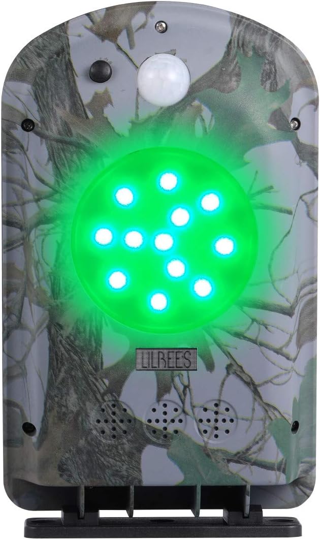 Hog Feeder Light Motion Activated Green Light for Predator Coyote Pig Varmint Deer Hog Night Hunting