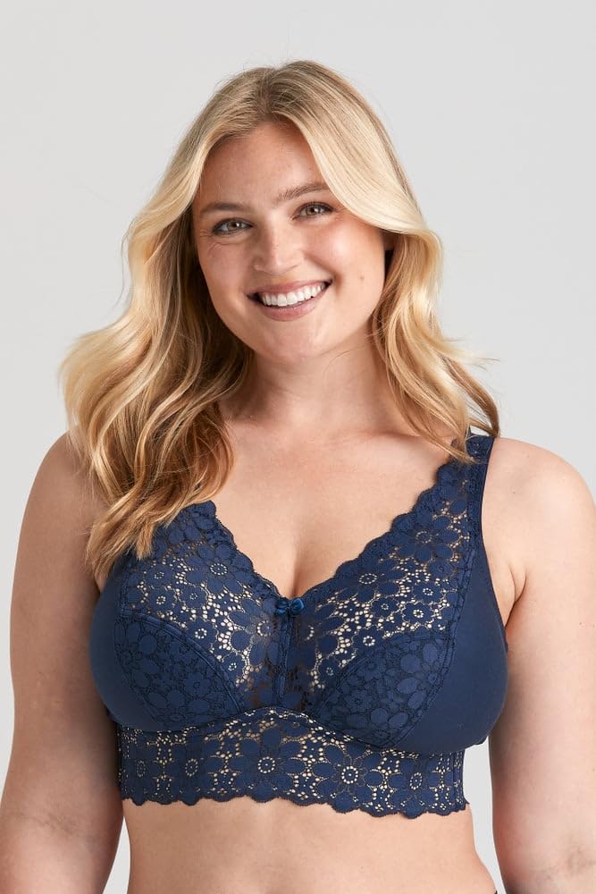Miss Mary of Sweden Lace Dreams Sujetador sin Aros Ajustable con Encaje Reciclado y Ajuste cómodo