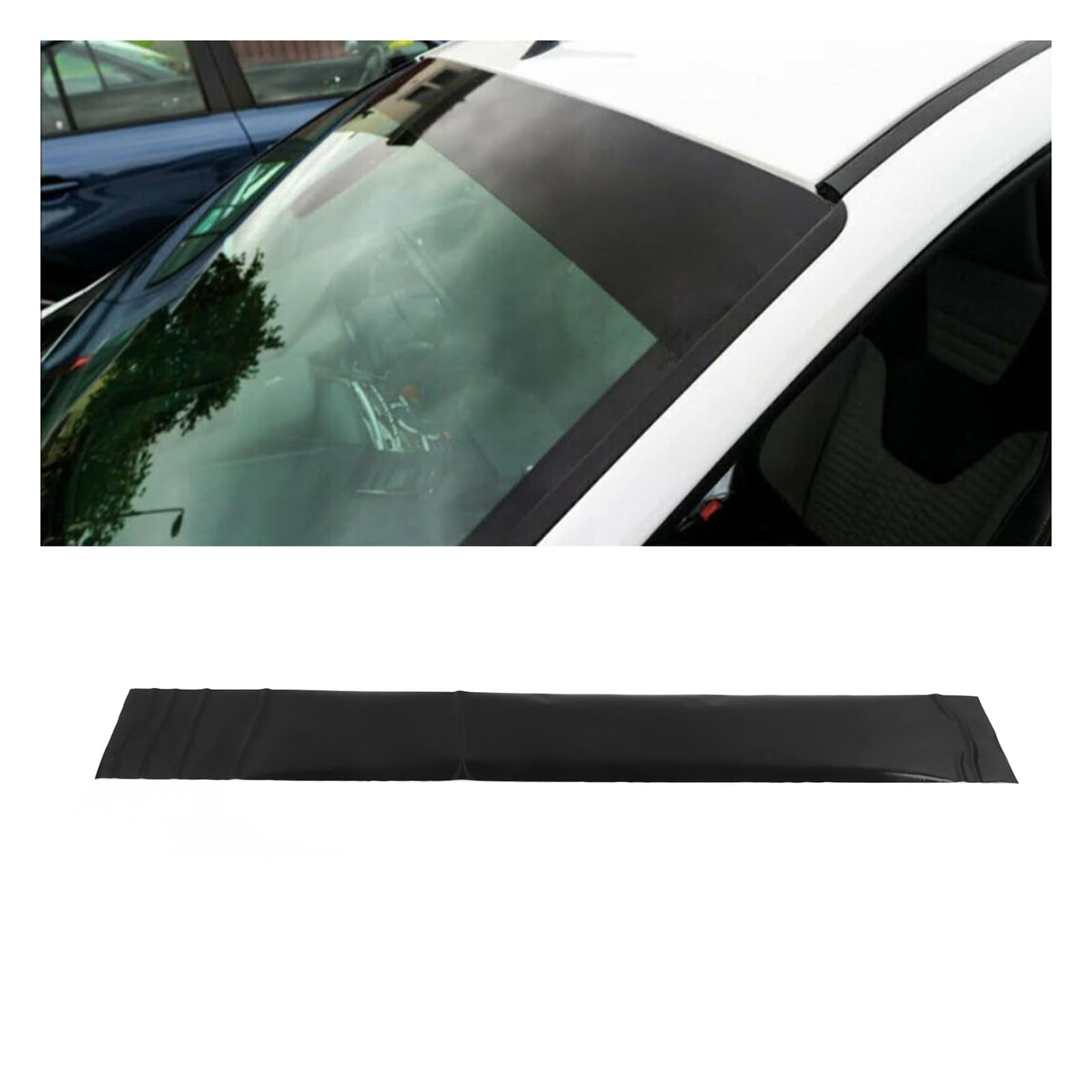 HJXCFUCDV Car Windscreen Sun Strip, for Opel Omega (Combi) (1994-2004) Windshield Visor Anti-Glare UV Protector Decal Vinyl Banner Sticker Waterproof Styling,A
