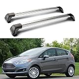 YRCTHEK pour Ford Fiesta 2009-2014 Barres de Toit Transversales Barre Transversale Verrouillable en Aluminium 2 Pièces