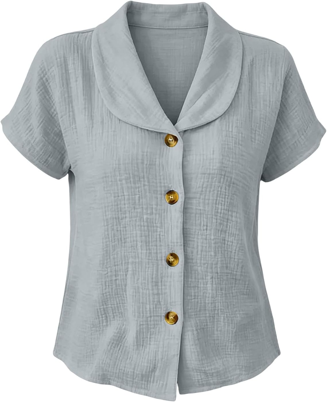 Womens Button Down Shirts Short Sleeve Loose Collared V | Womens Button Down Shirts Short Sleeve Loose Collared V Neck Summer Tops Work Casual Business Blouses