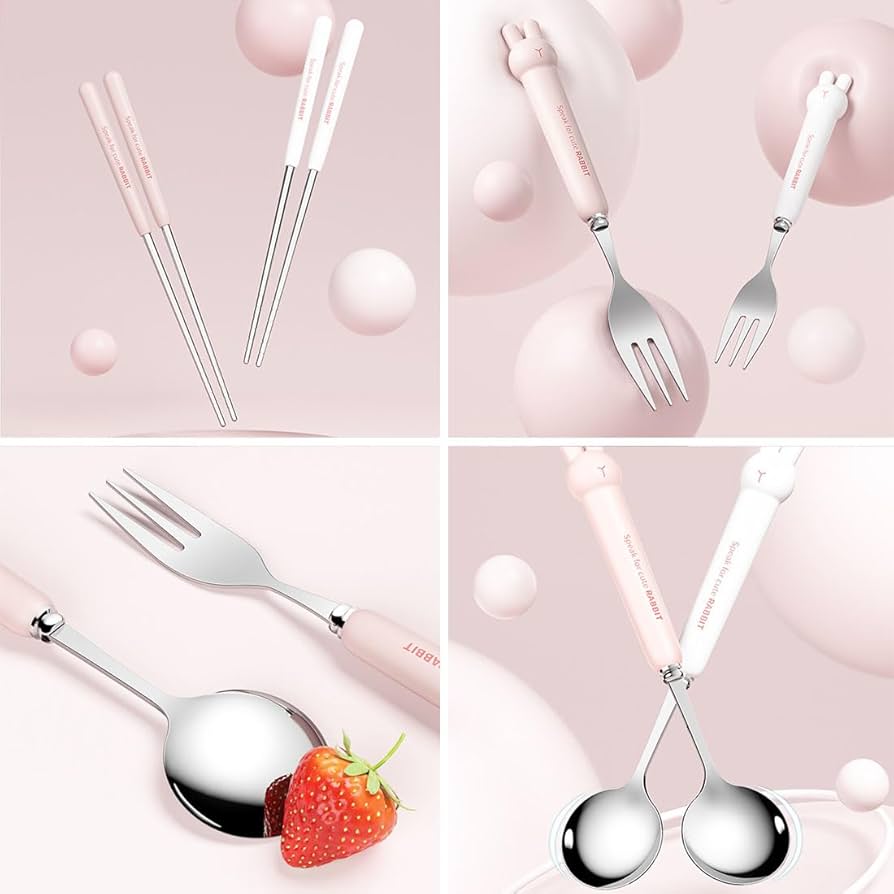 Amazon | WETURAST カトラリーセット 箸 スプーン フォーク 3点セット