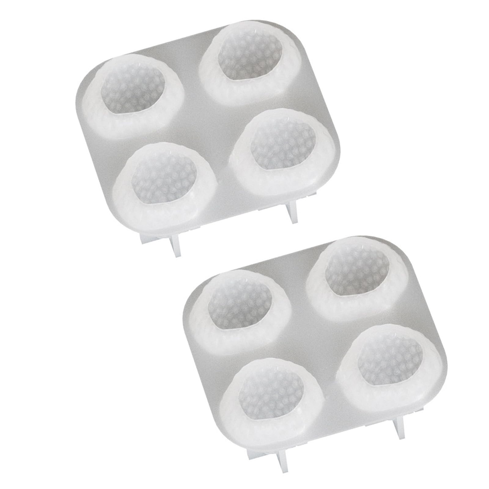 Jazuaiao Strawberry Shape Silicone Molds for Soap Making 4 Cavities Silicone Molds for Epoxy Resin Making