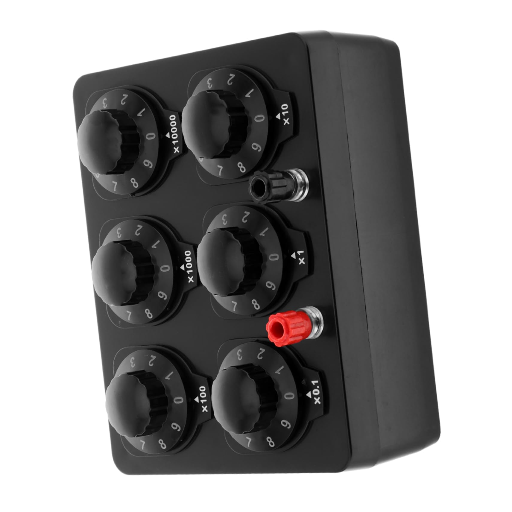 PRETYZOOM Caja De Resistencia Ajustable De Dígitos Ohmios Equipo De Laboratorio Para Experimentos De Física Eléctrica Herramienta De Laboratorio Para Estudiantes