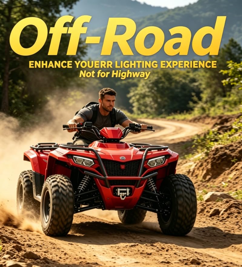 Image of Termitor H7 Light Plug & Play for ATV UTV Off Road, Pack of 2