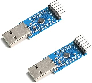 EC Buying 2pcs CP2104 Conversion Module USB to TTL UART Module Serial Port Converter STC downloader ISP downloader Module with Cables