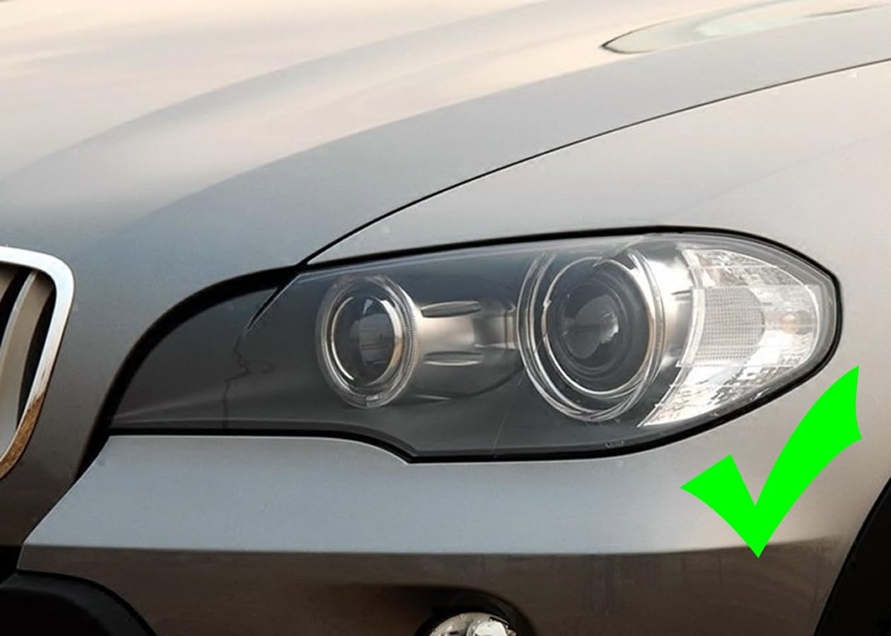 Bmw Headlight Cover Pair Of Clear Headlight Lens Covers For - Foto 9