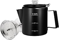 Vista 14 de Cafetera Percoladora Sin Revestimiento de 12 Tazas Olla de Café de Acero Inoxidable 304 Olla Moka para Estufa Cafetera Espresso Italiana Greca